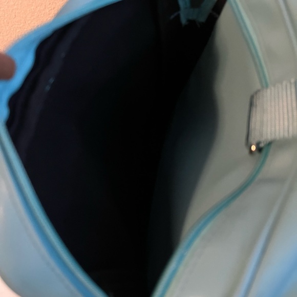 Jon Hart Design Aqua and Tan Duffel Bag - Picture 13 of 13